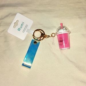 NWT Rumi bubble tea key chain
